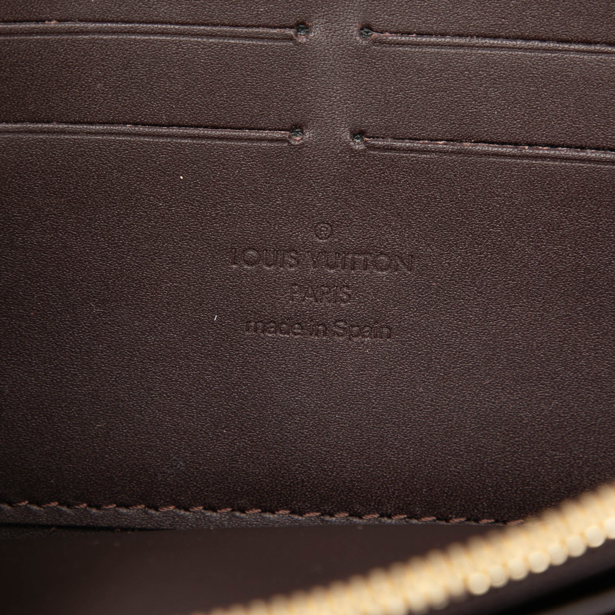 Monogram Vernis Zippy Long Wallet