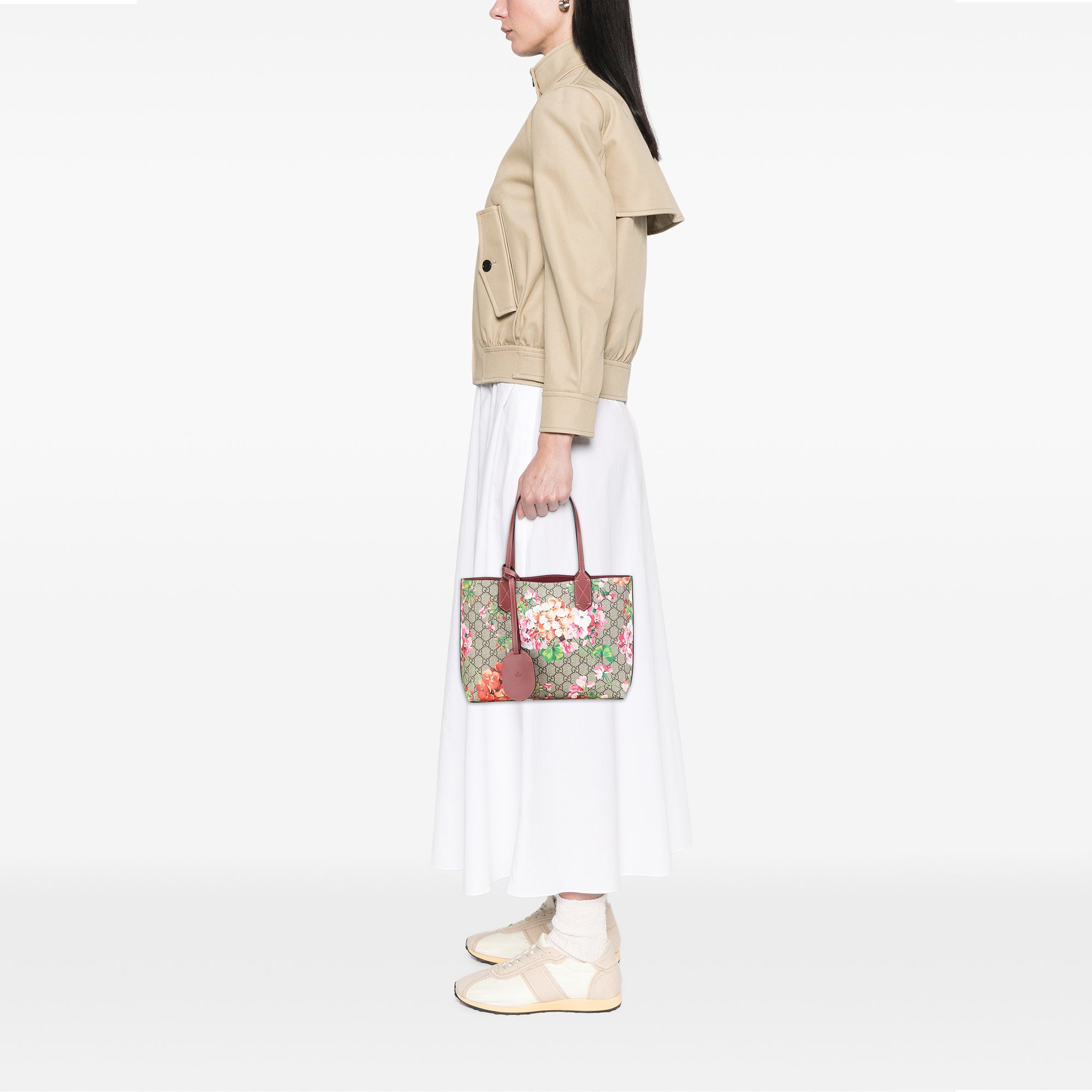 Small GG Supreme Blooms Reversible Tote