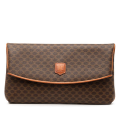 Macadam Coated Canvas Clutch