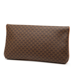 Macadam Coated Canvas Clutch