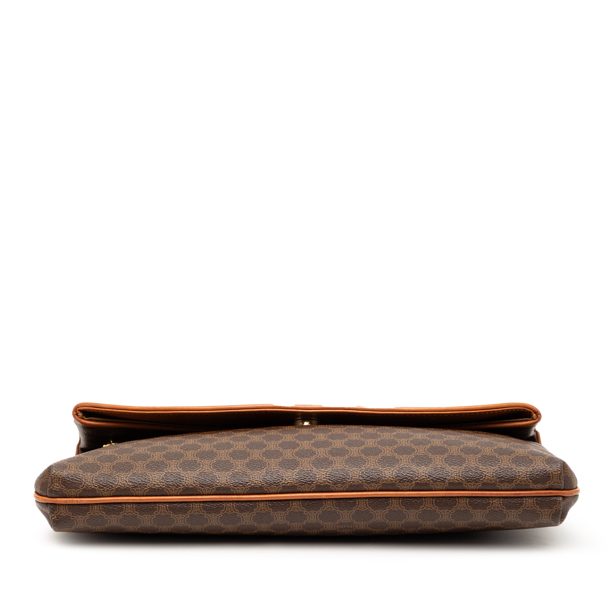 Macadam Coated Canvas Clutch
