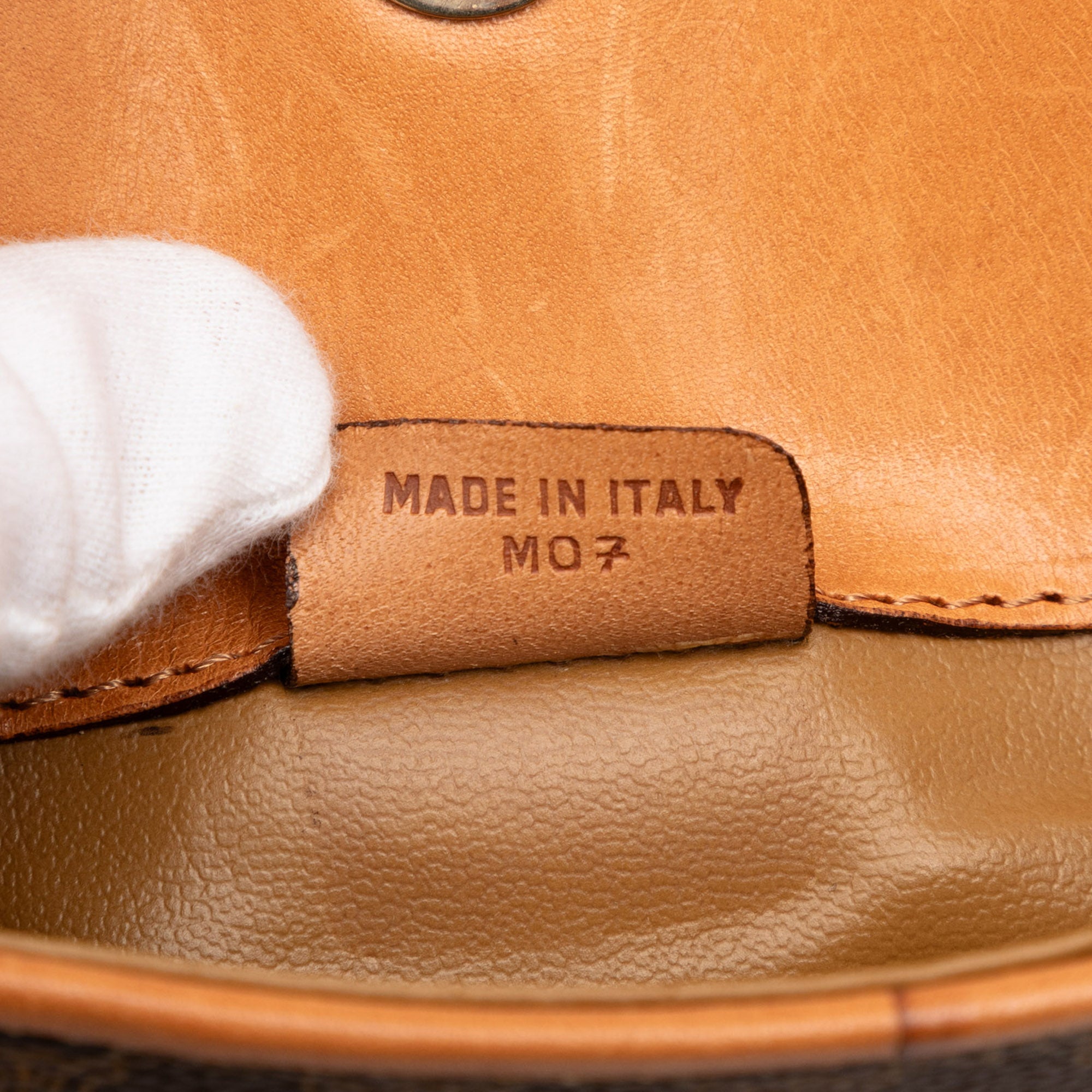 Macadam Coated Canvas Clutch