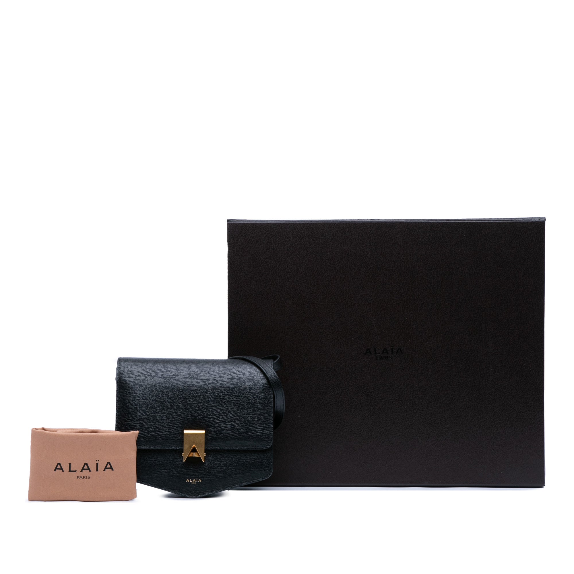 Medium Textured Calfskin Le Papa Crossbody