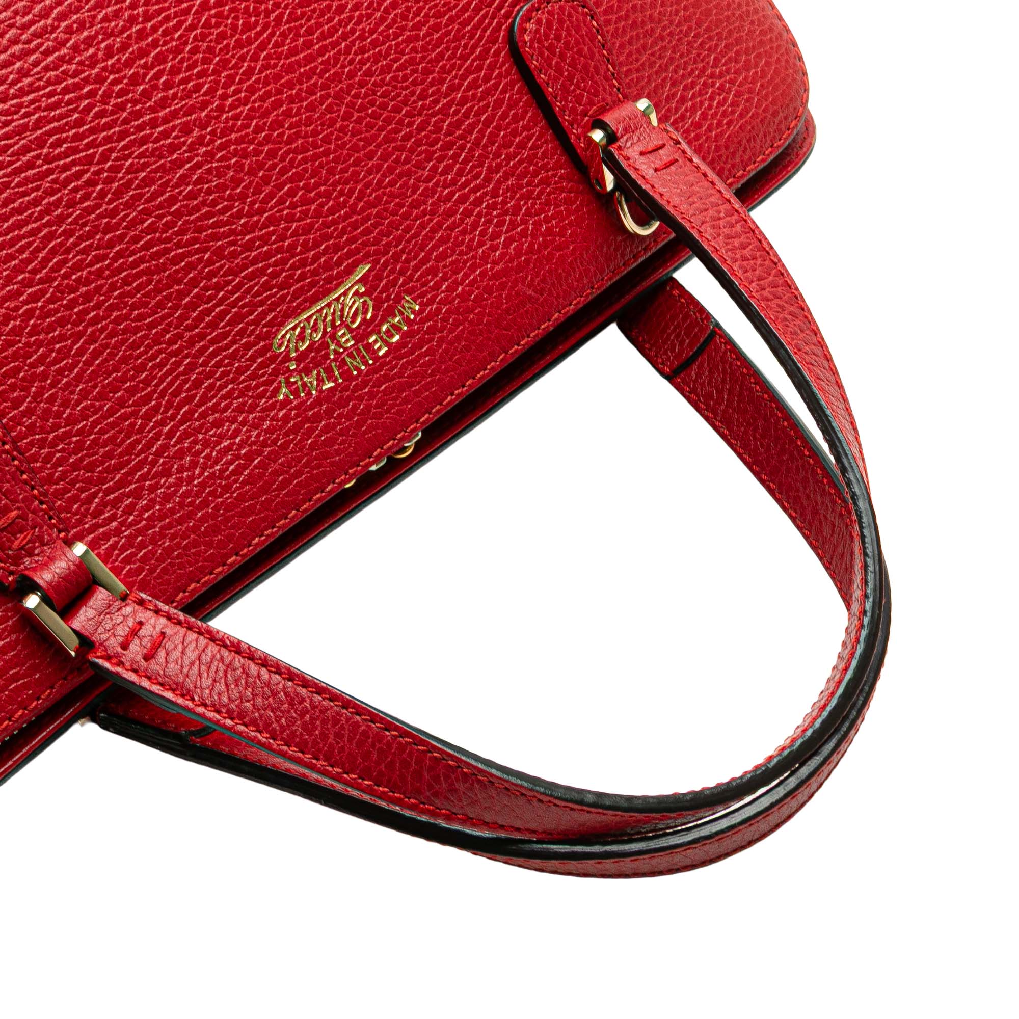 Calfskin Swing Top Handle Satchel