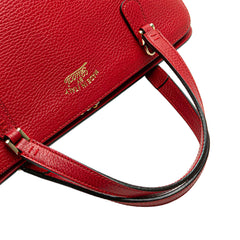 Calfskin Swing Top Handle Satchel