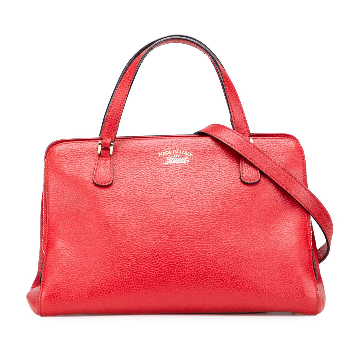 Calfskin Swing Top Handle Satchel