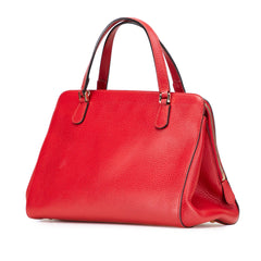 Calfskin Swing Top Handle Satchel