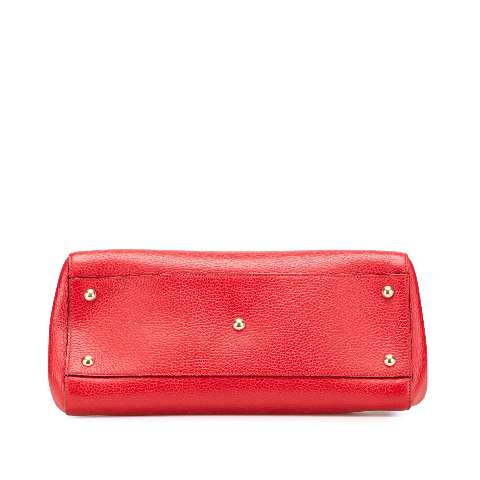 Calfskin Swing Top Handle Satchel