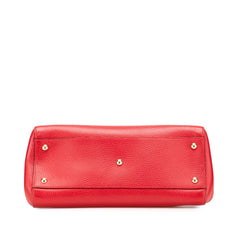 Calfskin Swing Top Handle Satchel