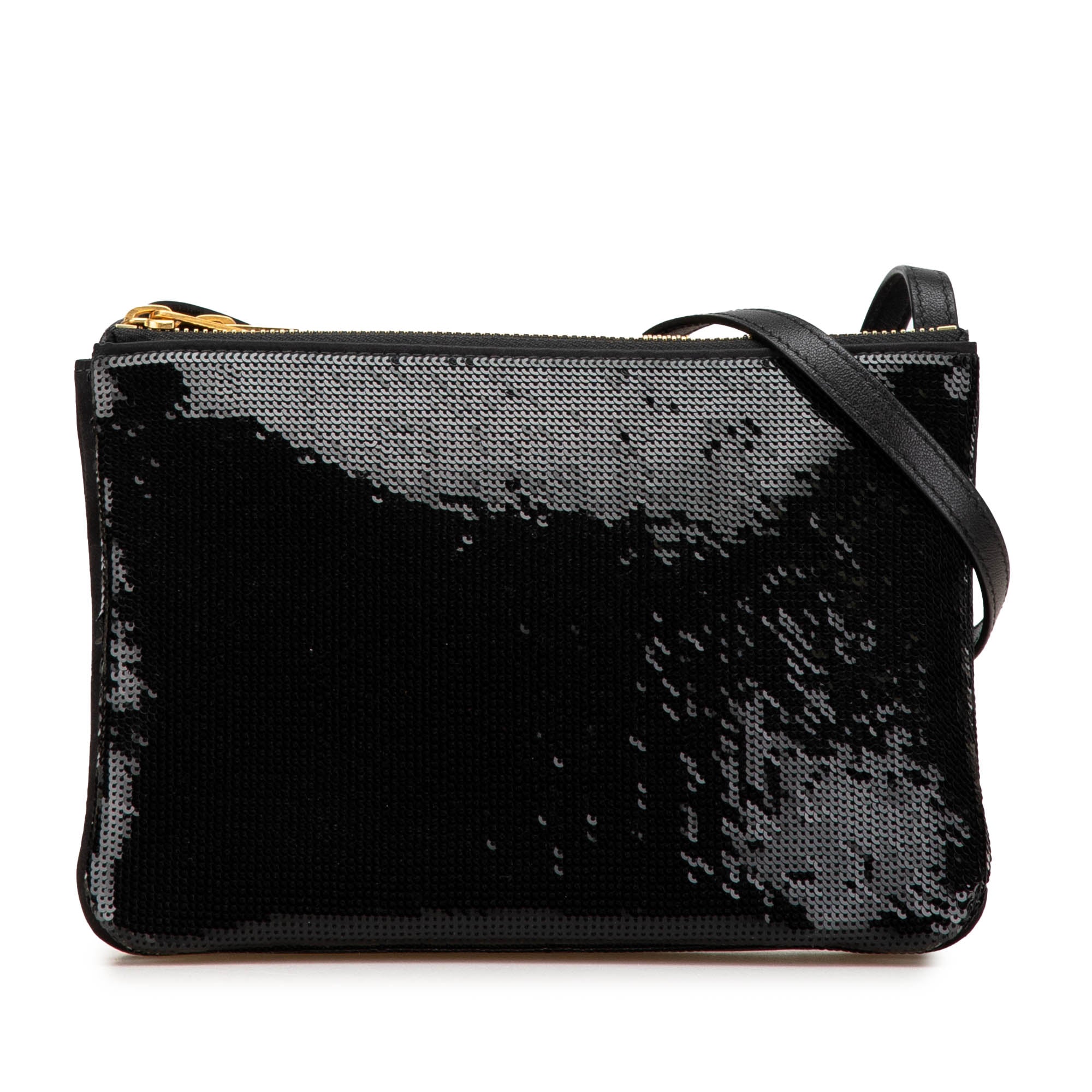 Small Sequined Nylon Trio Crossbody