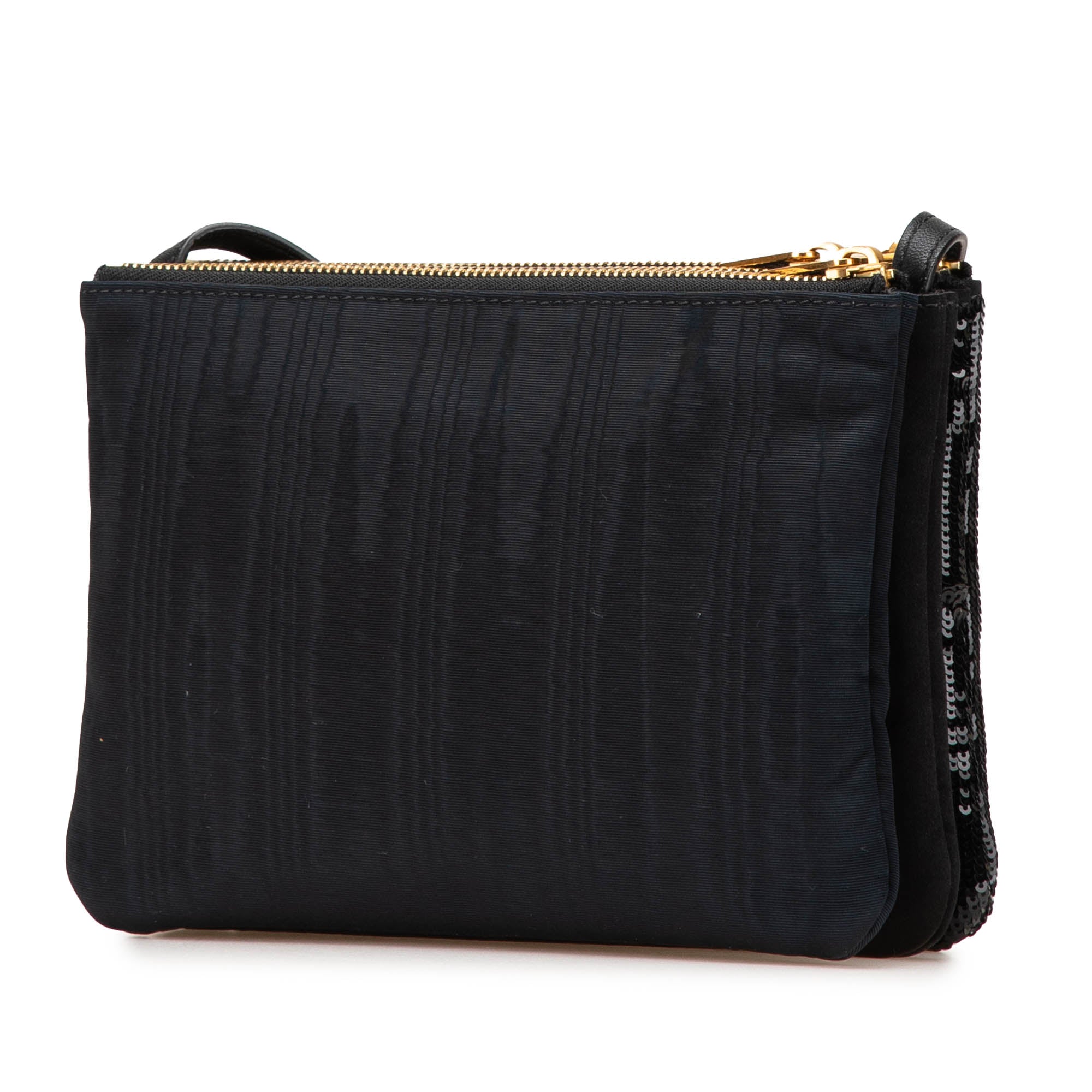 Small Sequined Nylon Trio Crossbody