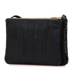 Small Sequined Nylon Trio Crossbody