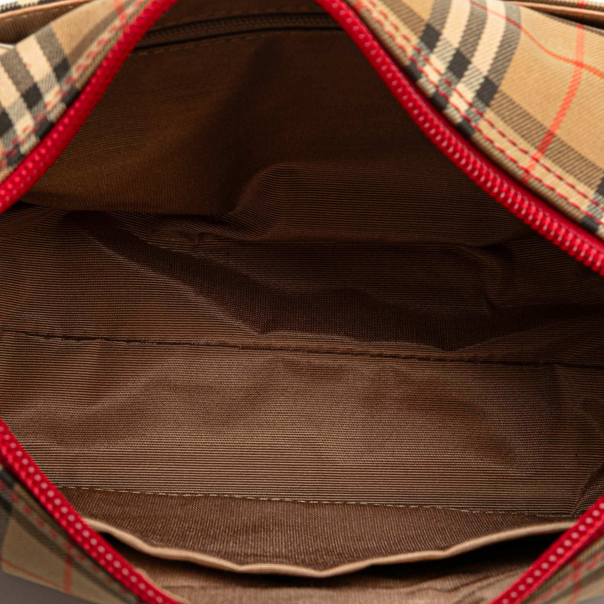 Haymarket Check Canvas Shoulder Bag