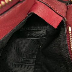 Medium Tricolor Calfskin Puzzle Satchel