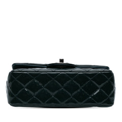 Mini Rectangular Classic Patent Single Flap