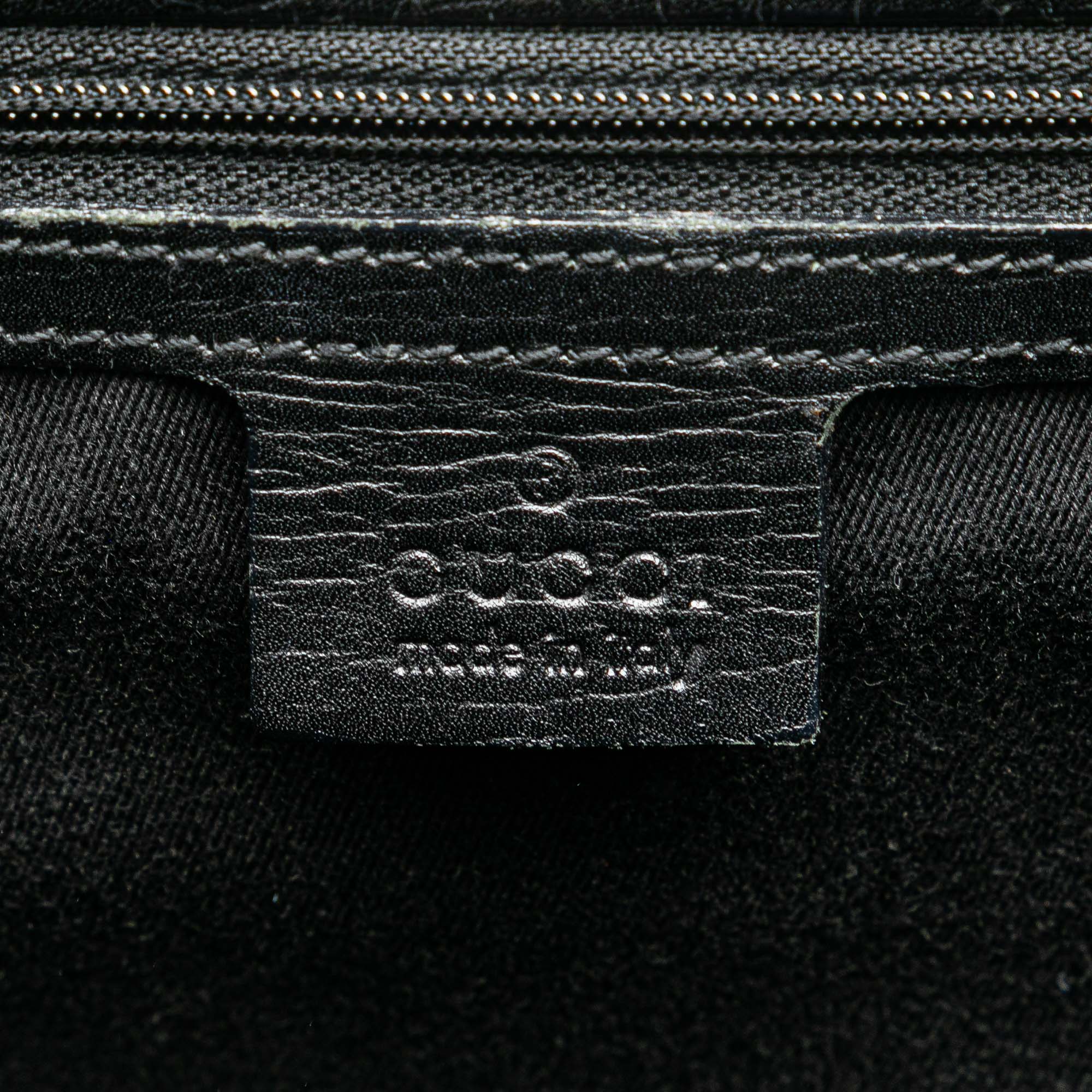 GG Canvas Bamboo Tote