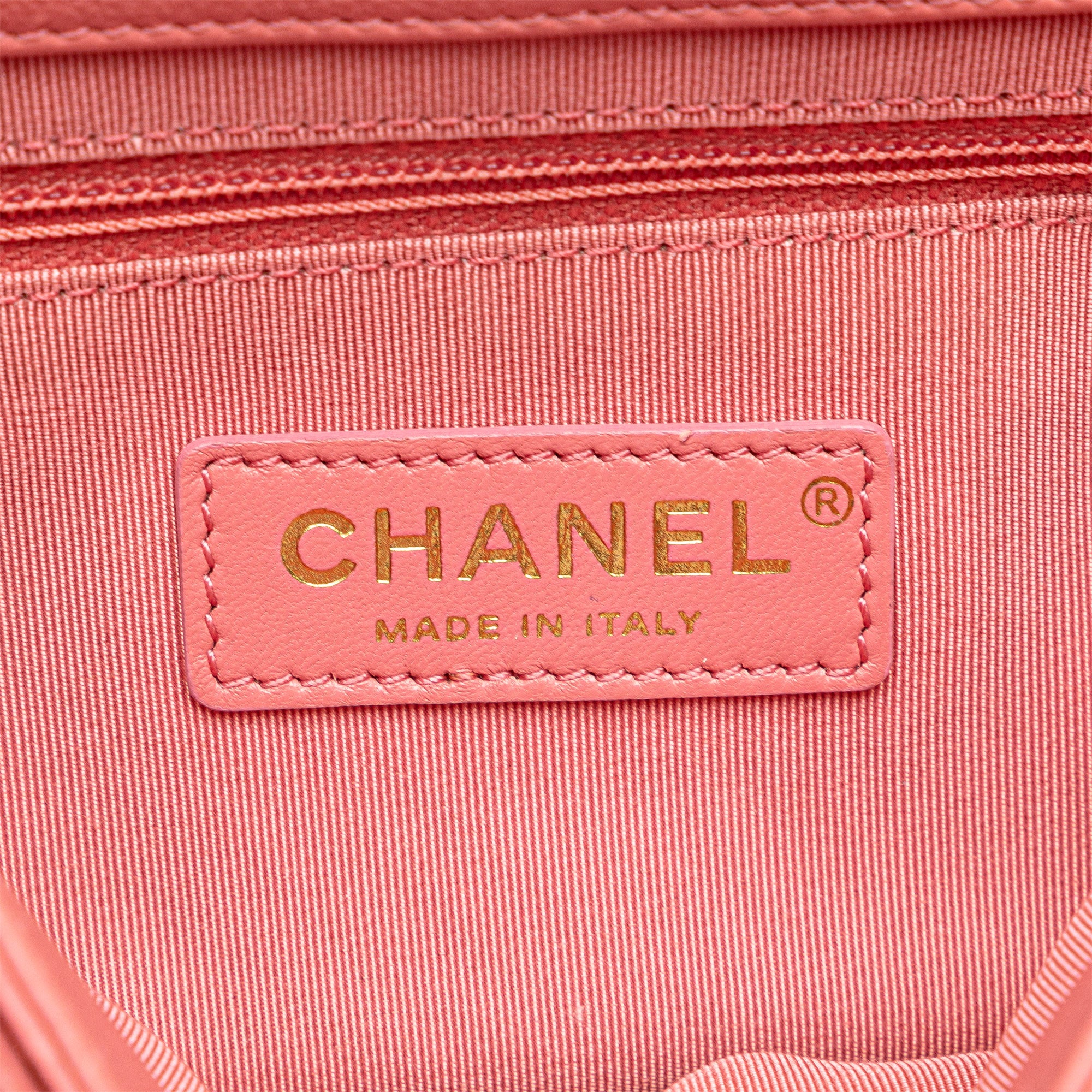 Quilted Calfskin Straight Lined Flap
