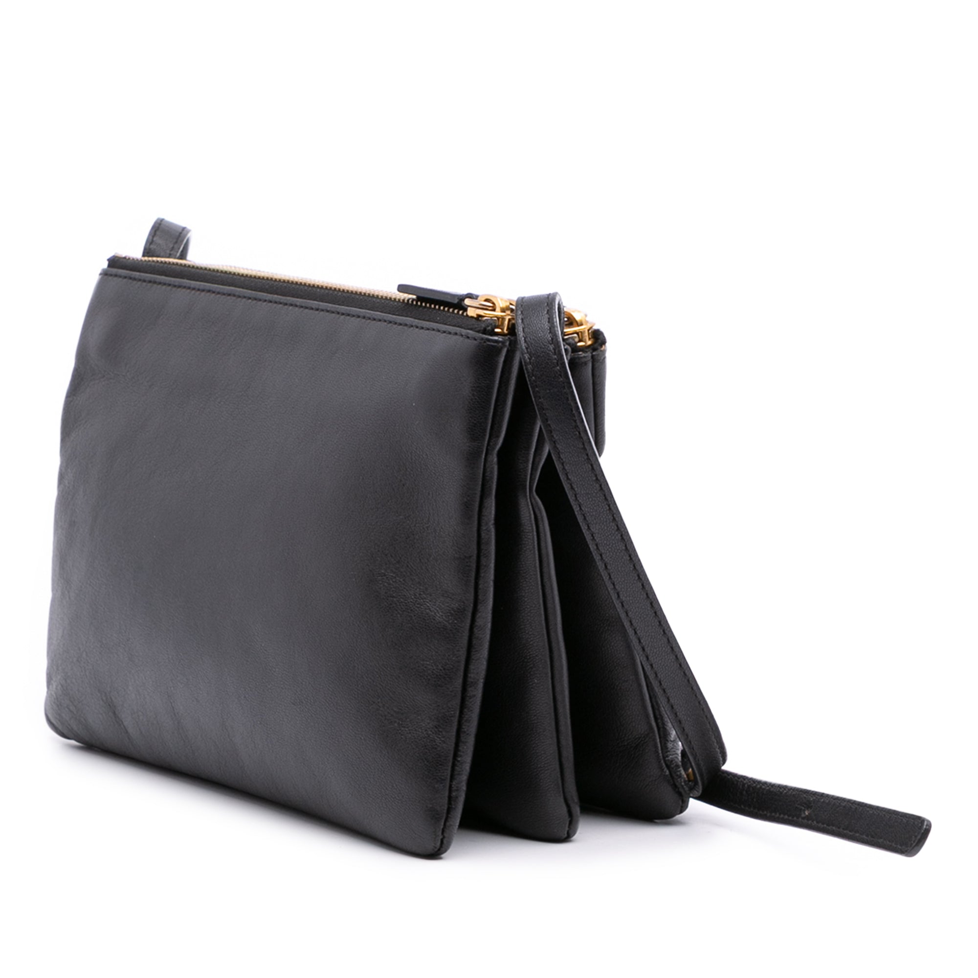 Small Lambskin Trio Crossbody