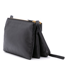 Small Lambskin Trio Crossbody