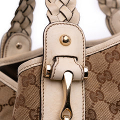 Small GG Canvas Horsebit Pelham Shoulder Bag