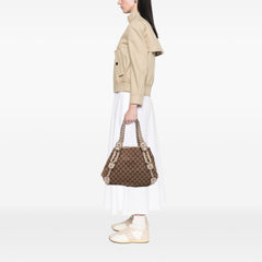 Small GG Canvas Horsebit Pelham Shoulder Bag