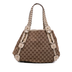 Small GG Canvas Horsebit Pelham Shoulder Bag