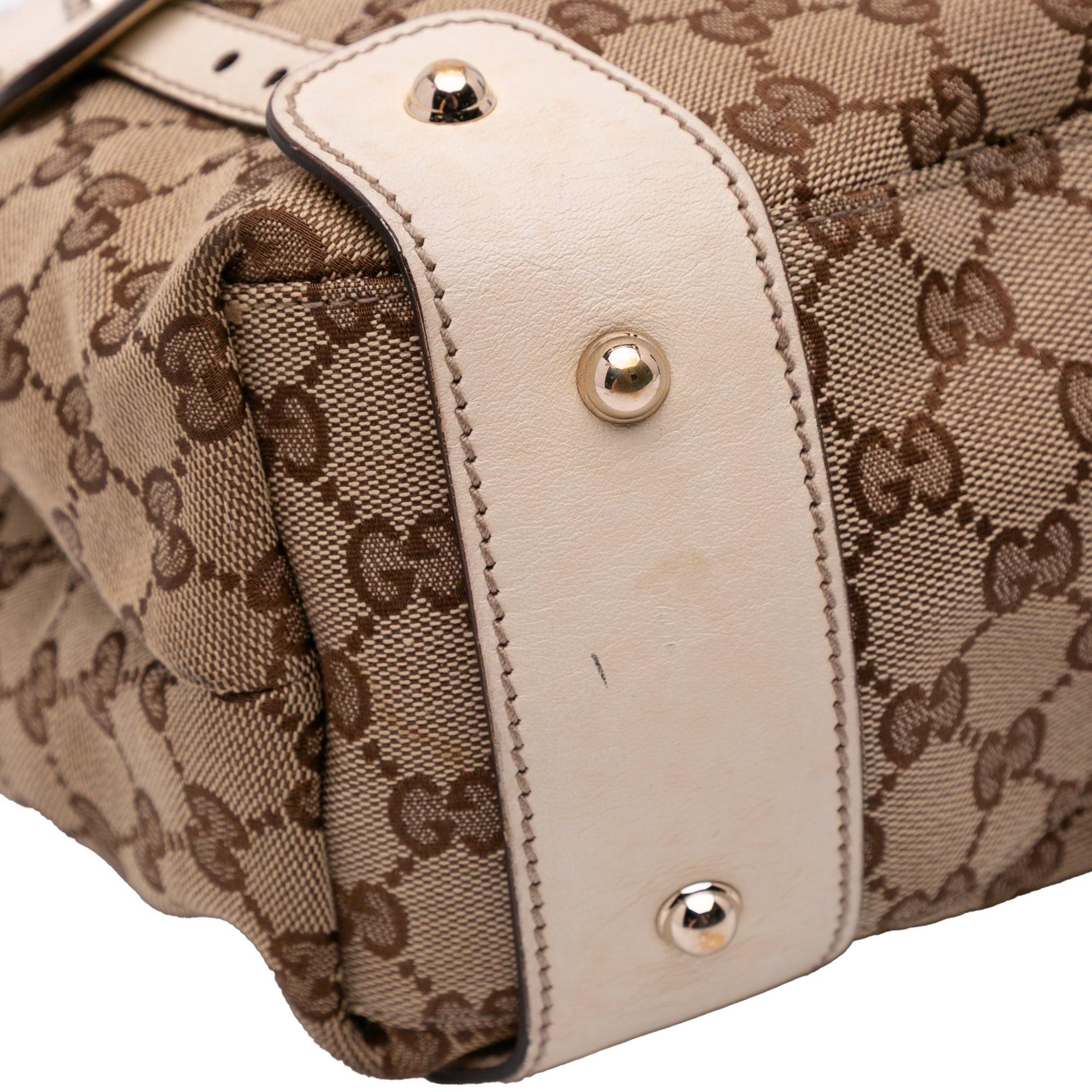 Small GG Canvas Horsebit Pelham Shoulder Bag