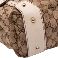 Small GG Canvas Horsebit Pelham Shoulder Bag