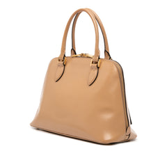Medium Saffiano Vernice Promenade Satchel