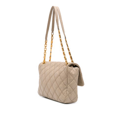 Quilted Calfskin Ultimate Stitch Retro Chain Flap