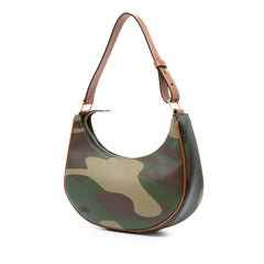 Coated Canvas Camouflage Ava Shoulder Bag