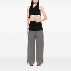 Honeycomb Coated Canvas Clutch