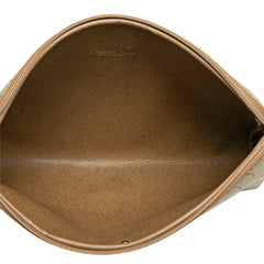 Honeycomb Coated Canvas Clutch