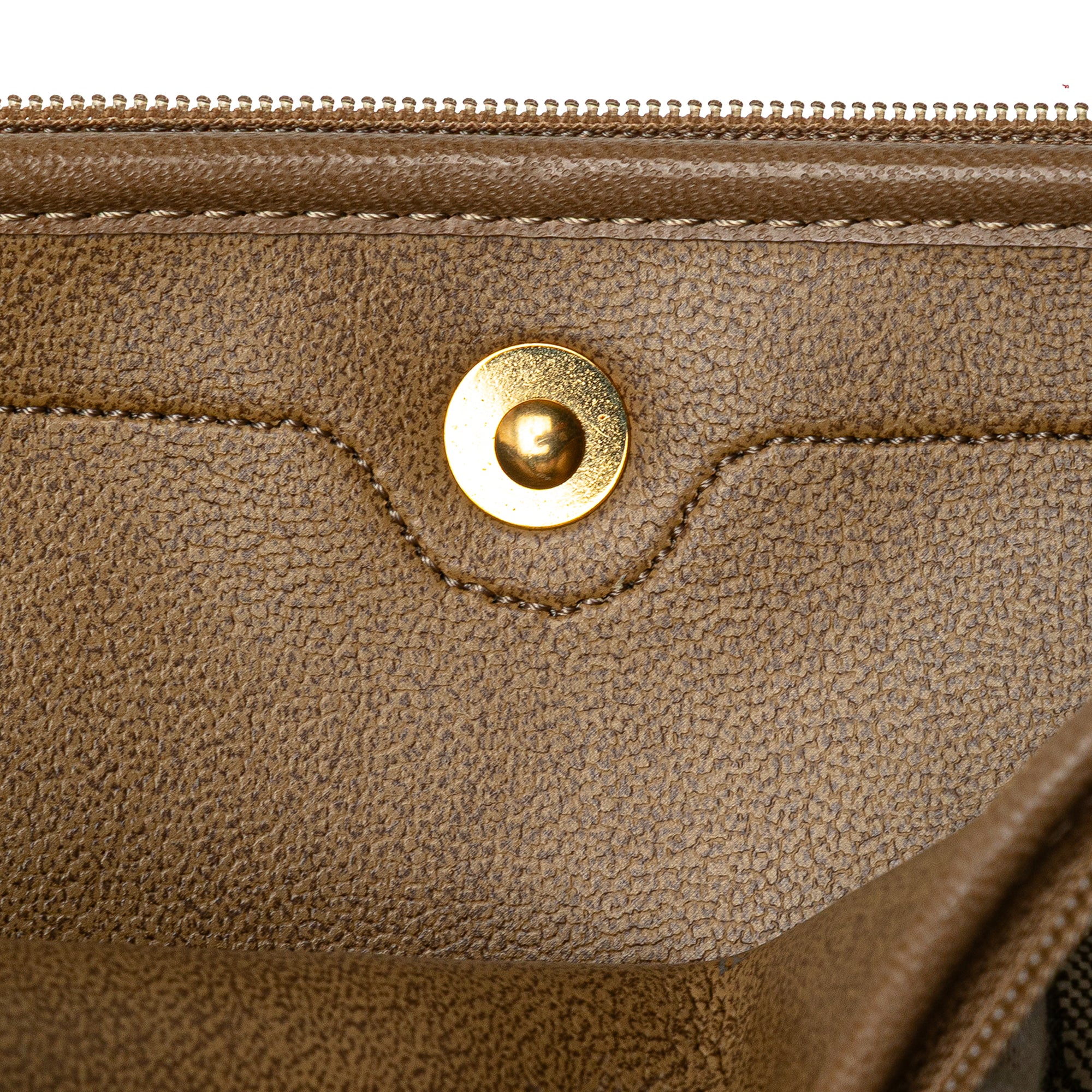 Honeycomb Coated Canvas Clutch