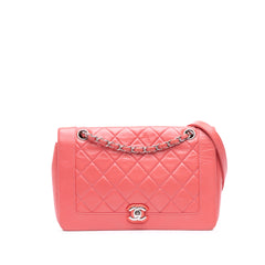 Crumpled Calfskin Bi Quilted Vintage Full Flap