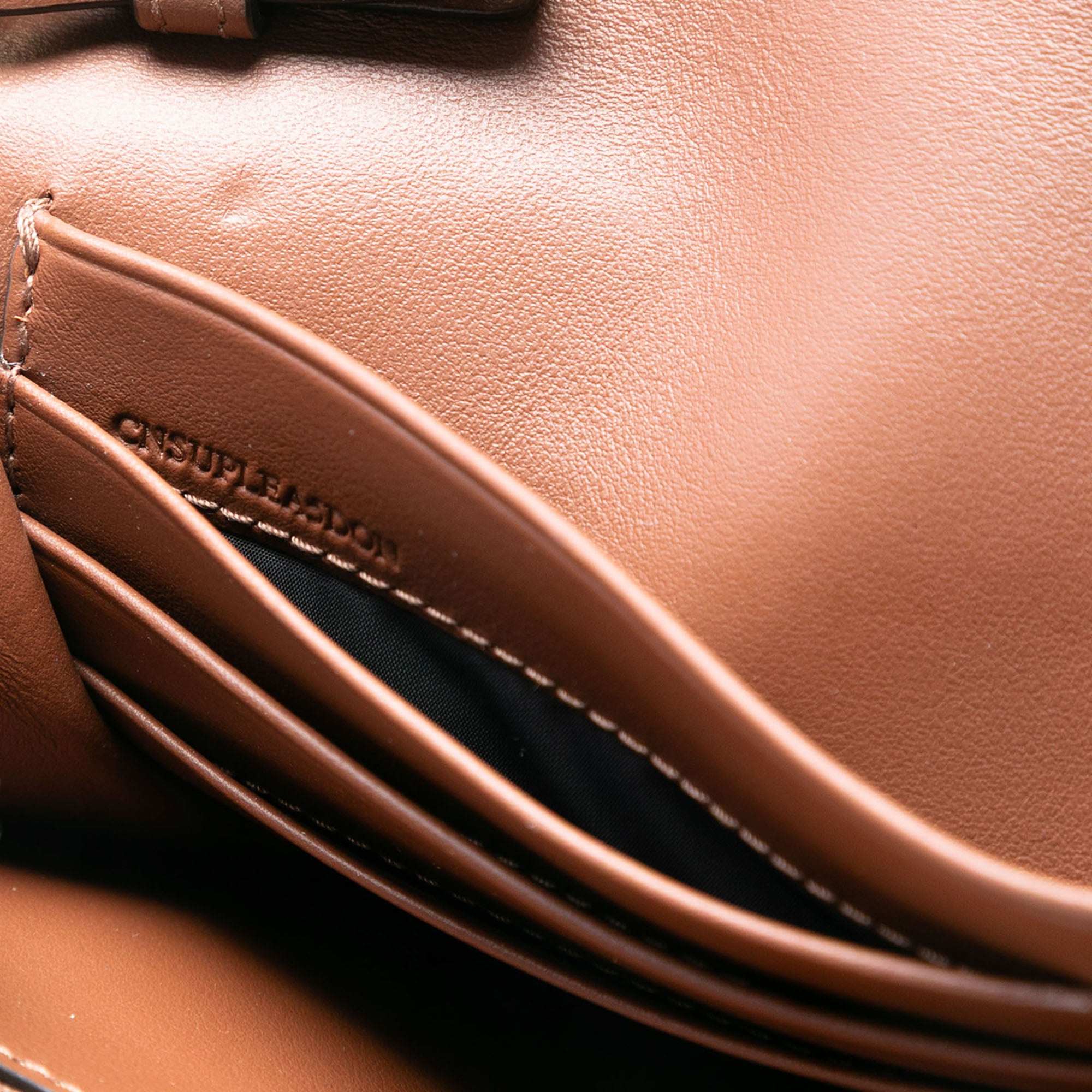 House Check Canvas and Leather Hannah Wallet on Strap