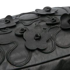 Nappa Intarsio Flower Shopping Tote