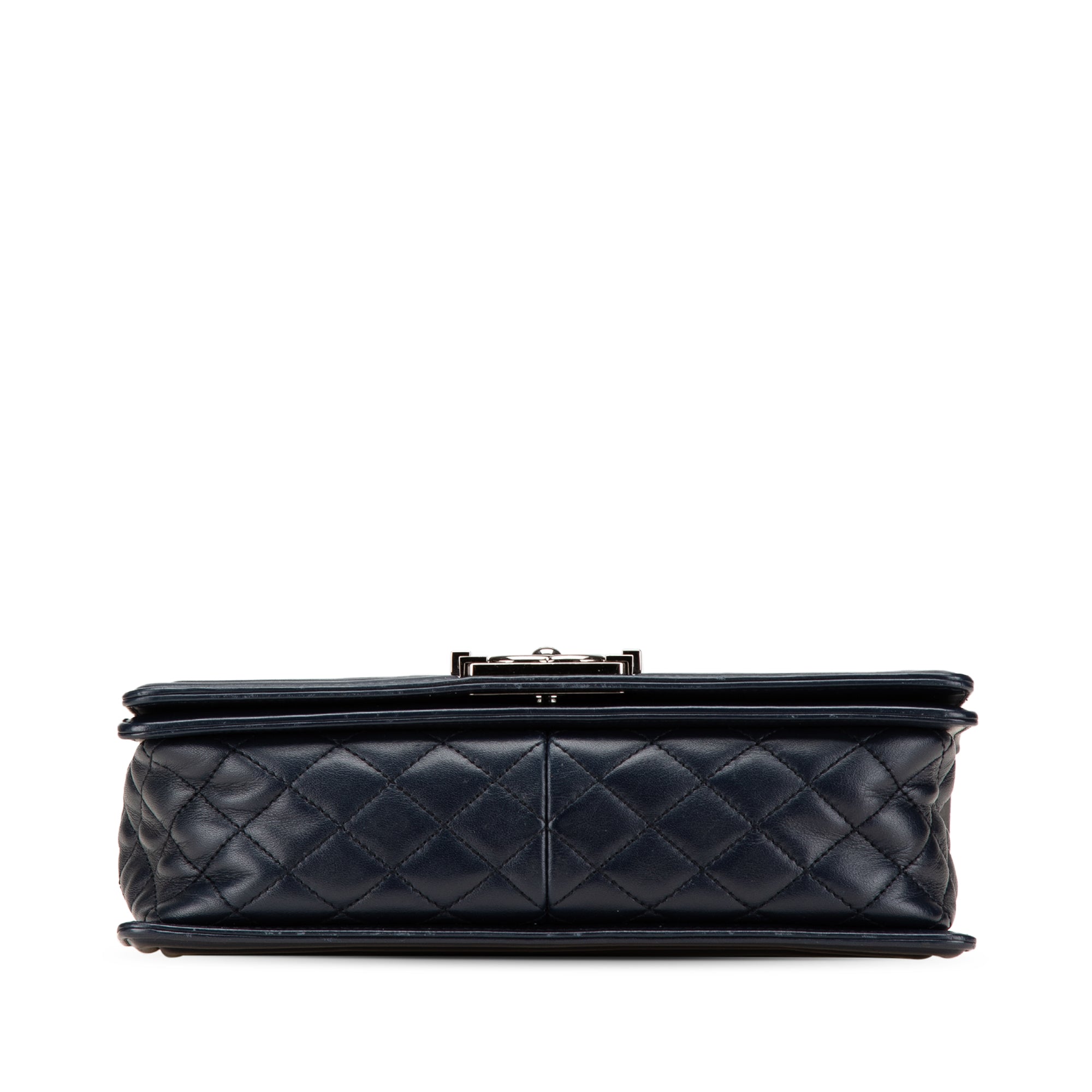 Medium Chevron Lambskin Boy Flap