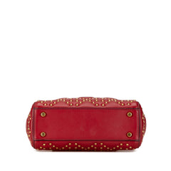 Mini Lambskin Cannage Studded Supple Lady Dior