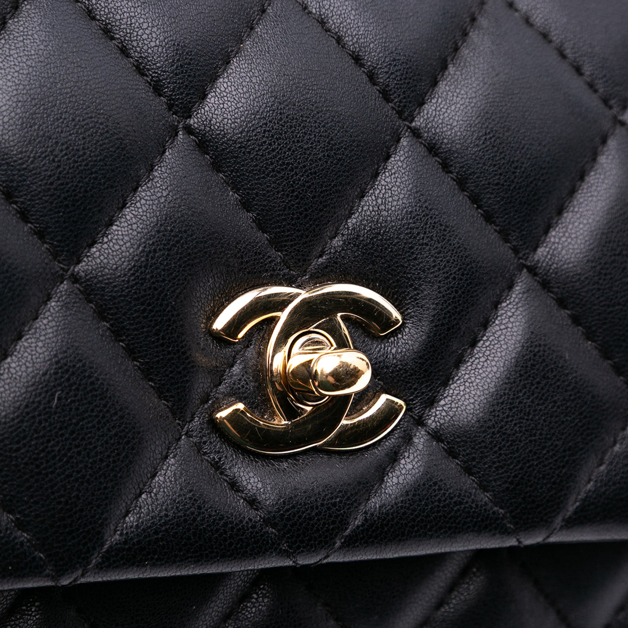 Quilted Lambskin Fold Up Again Clutch