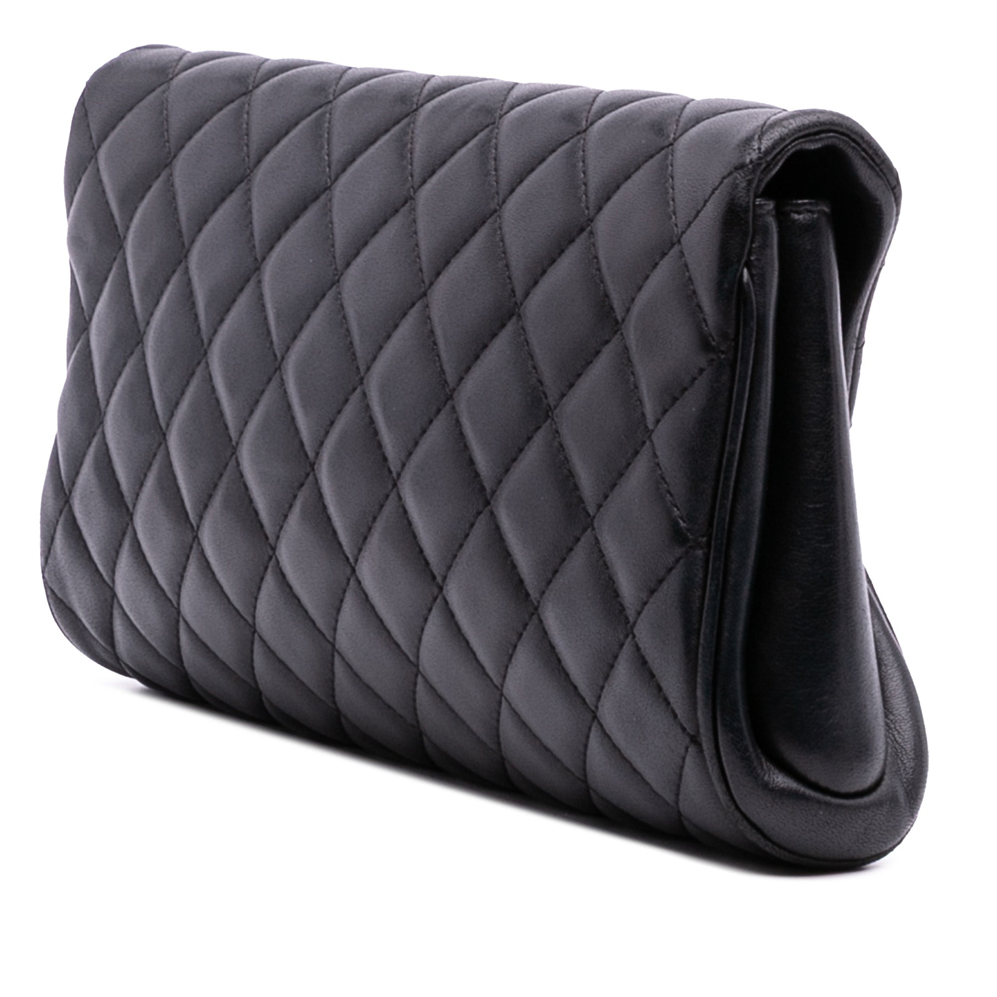 Quilted Lambskin Fold Up Again Clutch