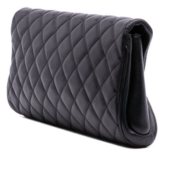 Quilted Lambskin Fold Up Again Clutch