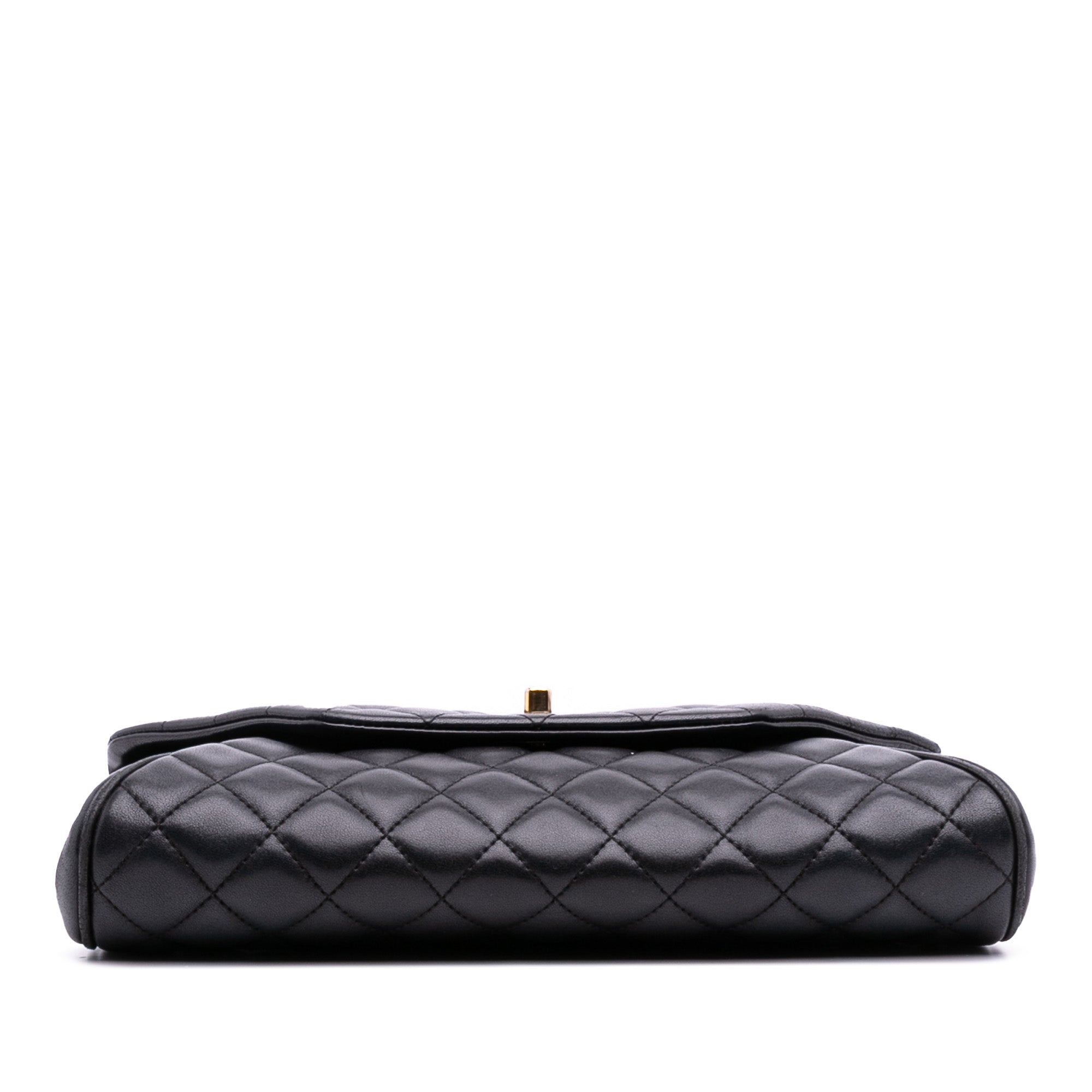 Quilted Lambskin Fold Up Again Clutch