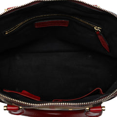 Small Leather Trimmed House Check Canvas Bridle Orchard Satchel