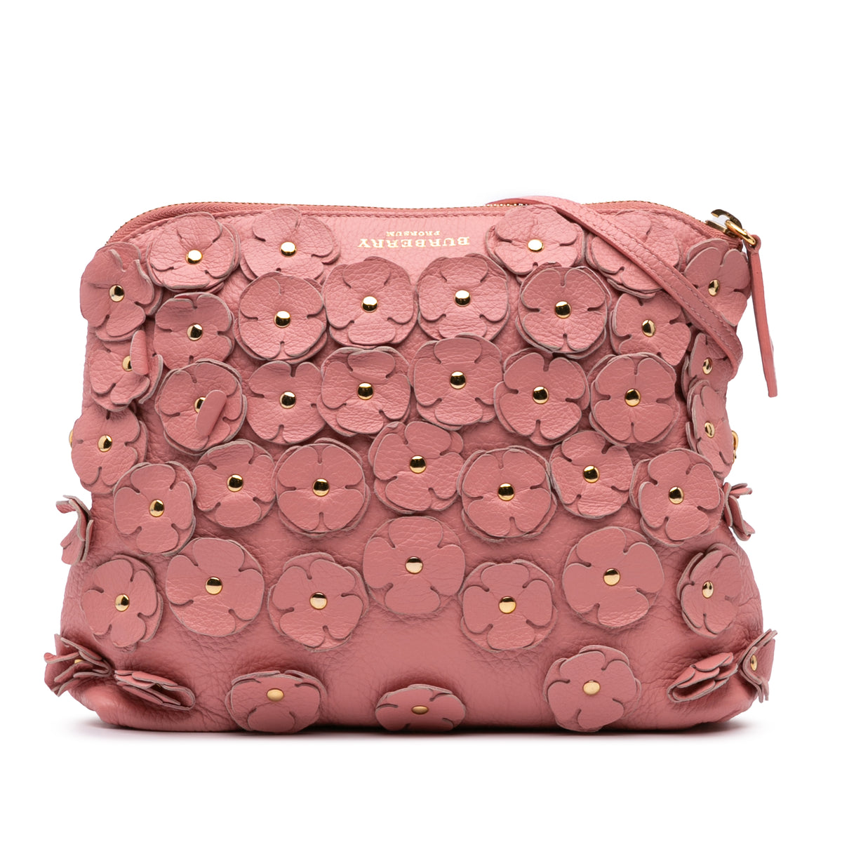 Leather The Petal Fold Over Crossbody