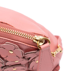 Leather The Petal Fold Over Crossbody