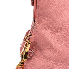 Leather The Petal Fold Over Crossbody