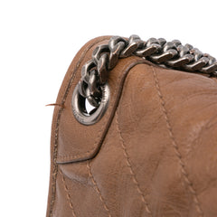 Medium Crinkled Calfskin Niki Bag