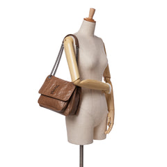 Medium Crinkled Calfskin Niki Bag