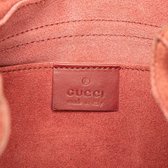 Suede Heart Shoulder Bag